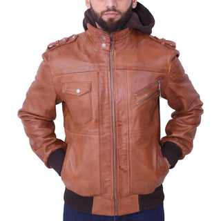 bomber hood jacket