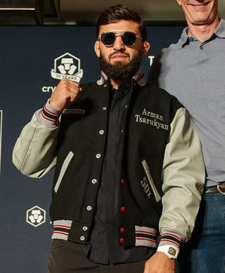 UFC 2026 Arman Tsarukyan Varsity Jacket