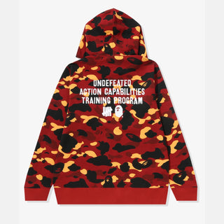 UNDEFEATED x BAPE 2026 Full Zip Red Hoodie For Men & Women