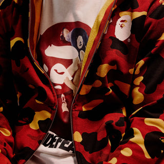 UNDEFEATED x BAPE Full Zip Hoodie 