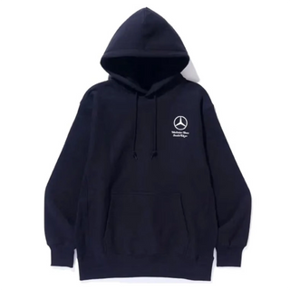 VERDY × Mercedes-Benz Navy hoodie for sale