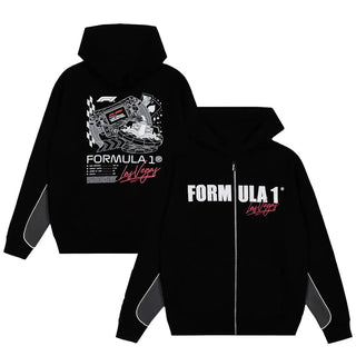 Vegas Grand Prix Steering Full-Zip Hoodie For Men & Women
