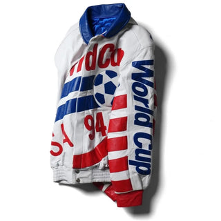 WC 94 Jeff Hamilton USA Leather Multicolor Jacket