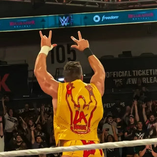 WWE LA Knight MITB 2026 Yellow Vest