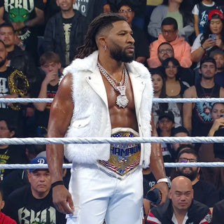 WWE SmackDown 2026 Trick Williams Fur Vest