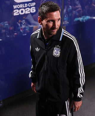 World Cup Argentina Anthem Black Zipper Jacket