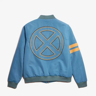X-Men Ripstop Bomber Blue Jacket 