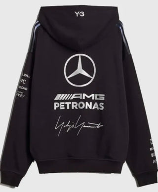 Y-3 x Mercedes-AMG F1 2026 Black Fleece Hoodie