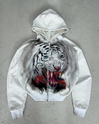Ye La Maskarade Tiger zipup  Hoodie