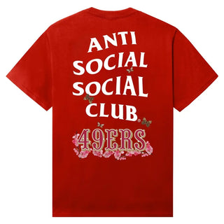 ASSC x 49ers black Blossom Red Tshirt