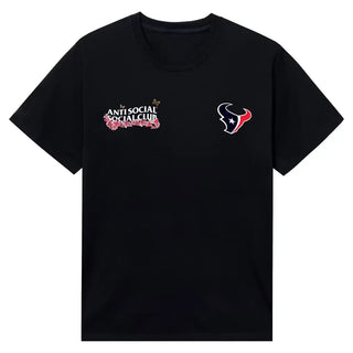 anti social club houstonTexans Blossom Tshirt 
