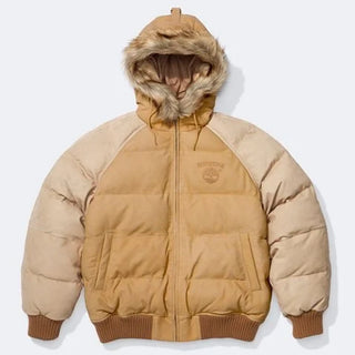 Supreme x Timberland Suede Puffer Jacket