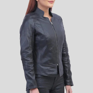 women biker jacket