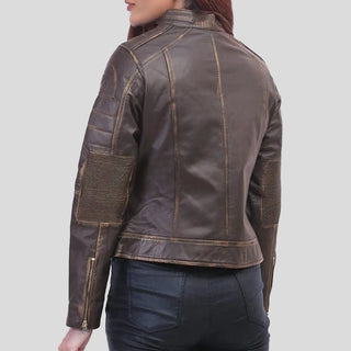 slimfit cafe racer leather