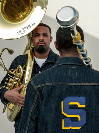 Gap x Southern University Custom Denim Jacket