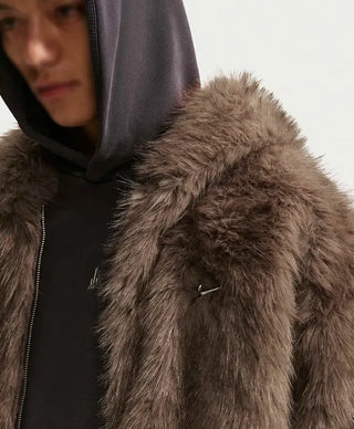 Nike Ja Morant’s Fur Brown Jacket For Men & Women
