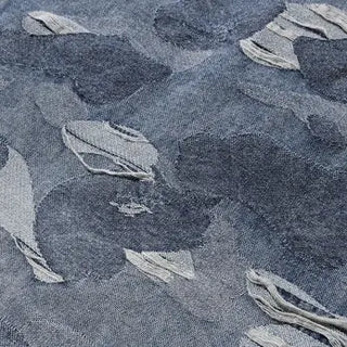 Solid Camo Jacquard Denim Jacket