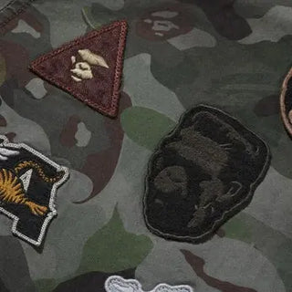 BAPE Hybrid Camo Multi Badge Jacket