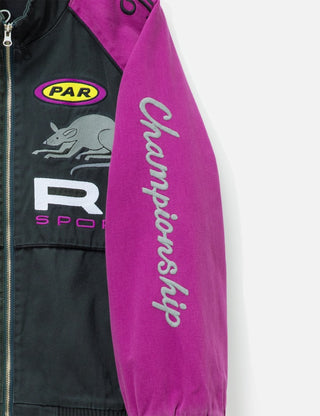 BY PARRA Owls Meet Rat Racing Jacket