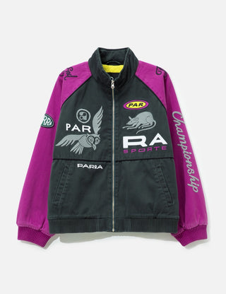 BY PARRA Owls Meet Rat Racing Jacket