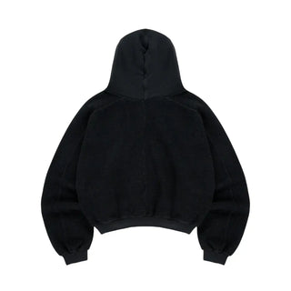 SKYLRK Batwing reverse fleece black Hoodie
