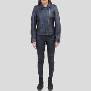 women leather jacket