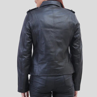 women biker jacket