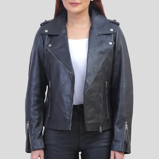 asymmetrical cafe racer jacket