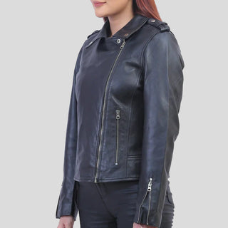 Jessica biker black jacket