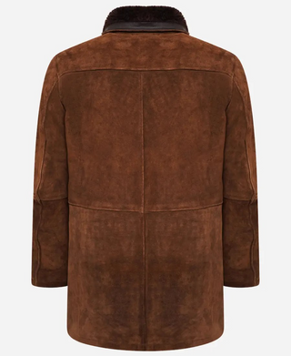 Robert Taylor Walt Longmire Jacket-Robert Taylor Longmire Leather Trench Coat