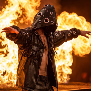 Seth Rollins WrestleMania 42 Black Leather Coat