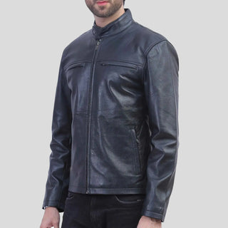 black cafe racer jacket