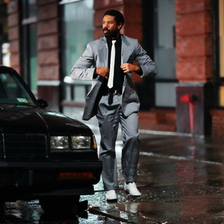 Michael B. Jordan Miami Vice Gray Suit