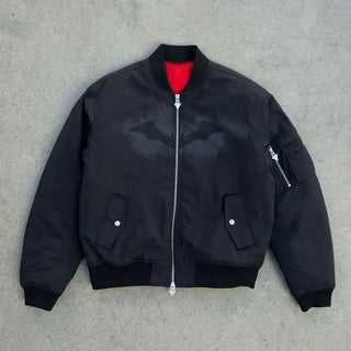 shop Batman x Hypland Black Bomber Jacket