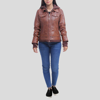 detachable hood jacket women