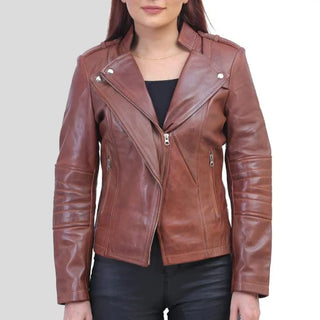 women leather jacket