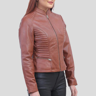 women leather jacket