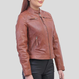 women biker jacket